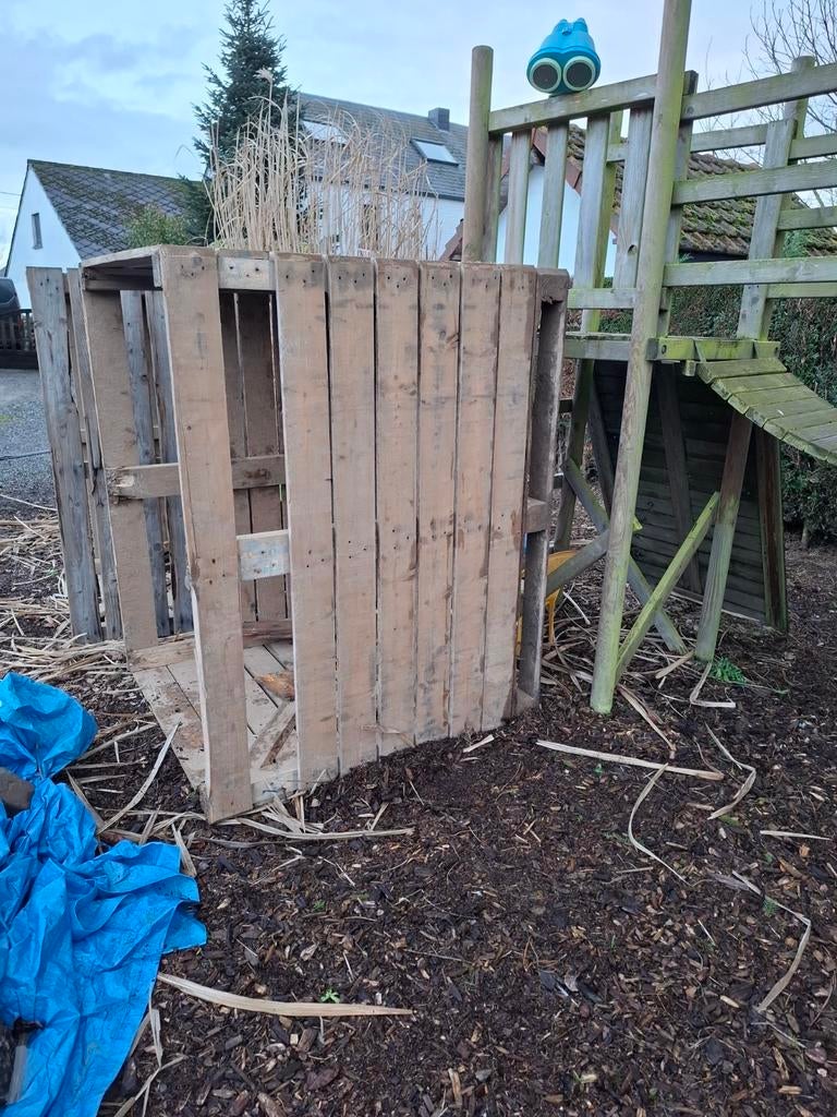 2 palox en bois pour carré potager ou abris à bois, Enlèvement, Utilisé, 1 à 2 mètres, Moins de 3 mètres