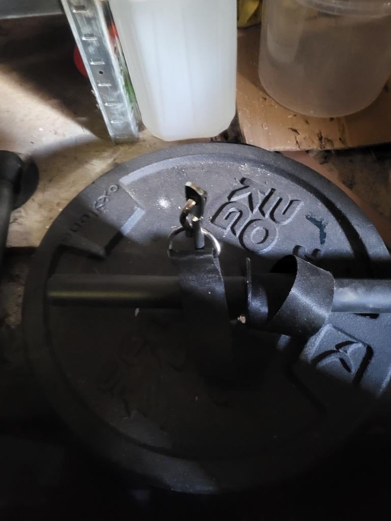 Disque 20kg en fonte, Enlèvement, Comme neuf, Bras, Haltère