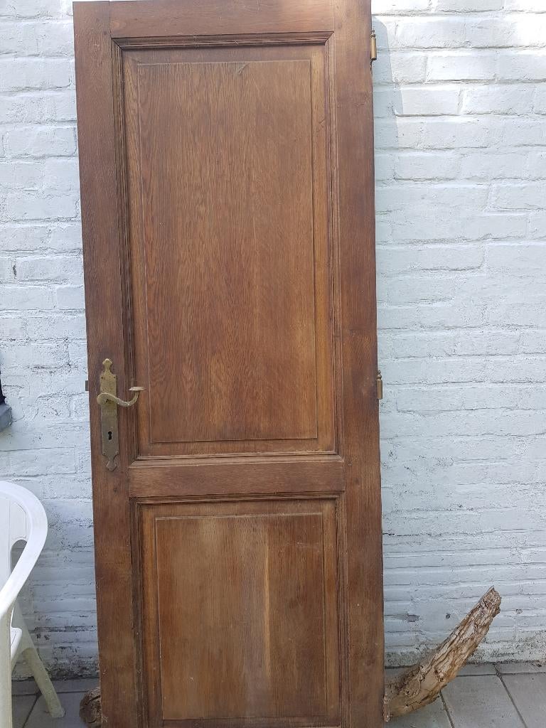 4 portes en chêne massif, Bricolage & Construction, Châssis & Portes coulissantes, Enlèvement, Utilisé, Autres types, Bois