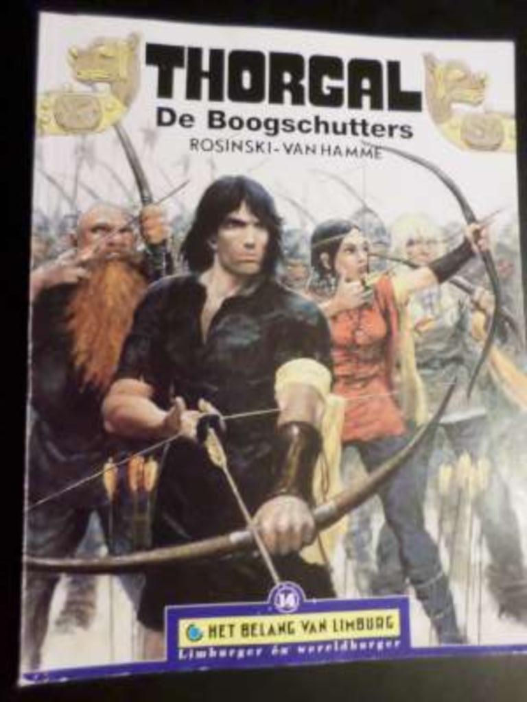 Strip "Thorgal.  De boogschutters" van Rosinski-Van Hamme, Ophalen of Verzenden, Gelezen