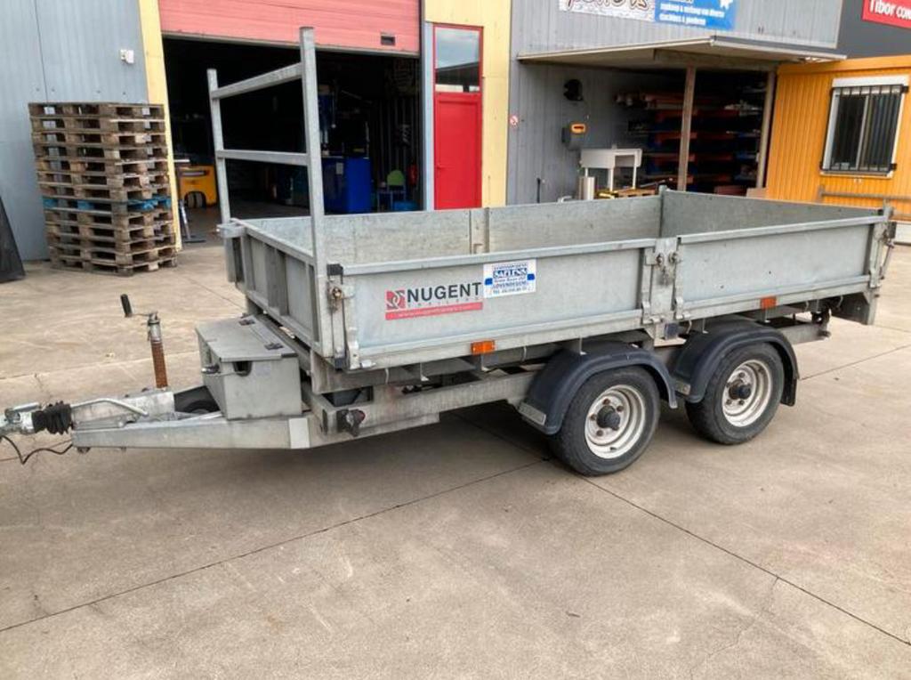 Nugent - ifor williams aanhangwagen kipper remork aanhanger, Auto diversen, Aanhangers en Bagagewagens, Ophalen, Gebruikt