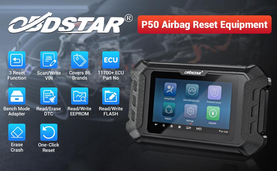 Correction des données de crash Obdstar P50 Airbag Reset, Enlèvement ou Envoi, Neuf