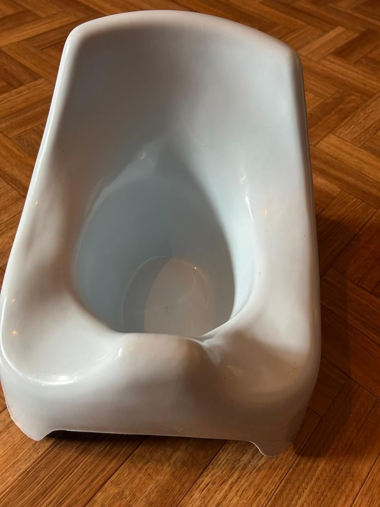 Wc potje, Ophalen, Gebruikt