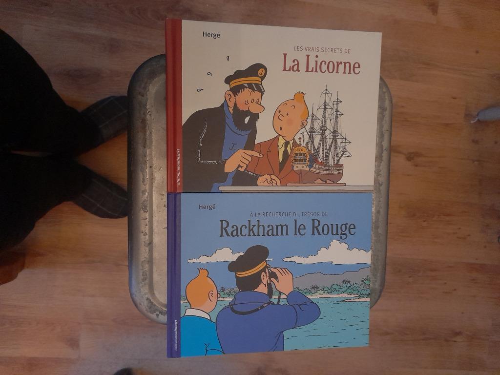 Kuifje – 2 Franse uitgaves (hardcover), Meerdere stripboeken, Verzenden, Zo goed als nieuw, Hergé