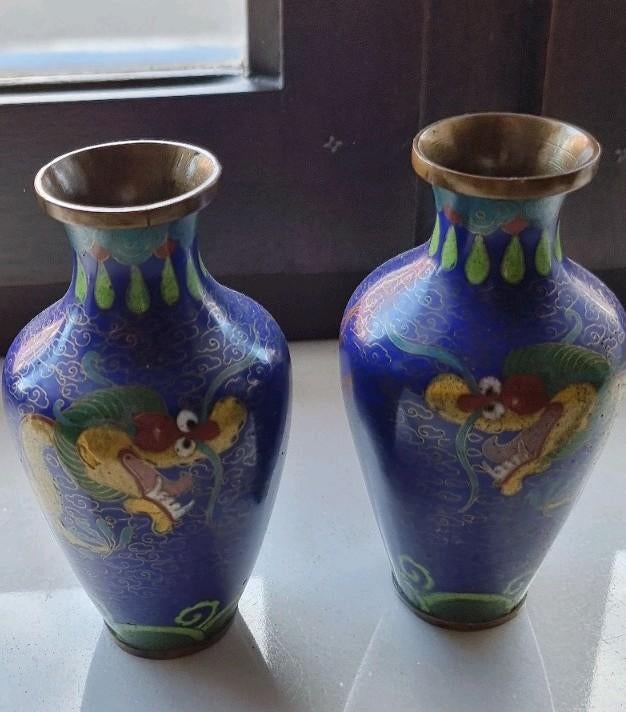 Chinese cloisonné, Antiek en Kunst, Antiek | Vazen, Ophalen