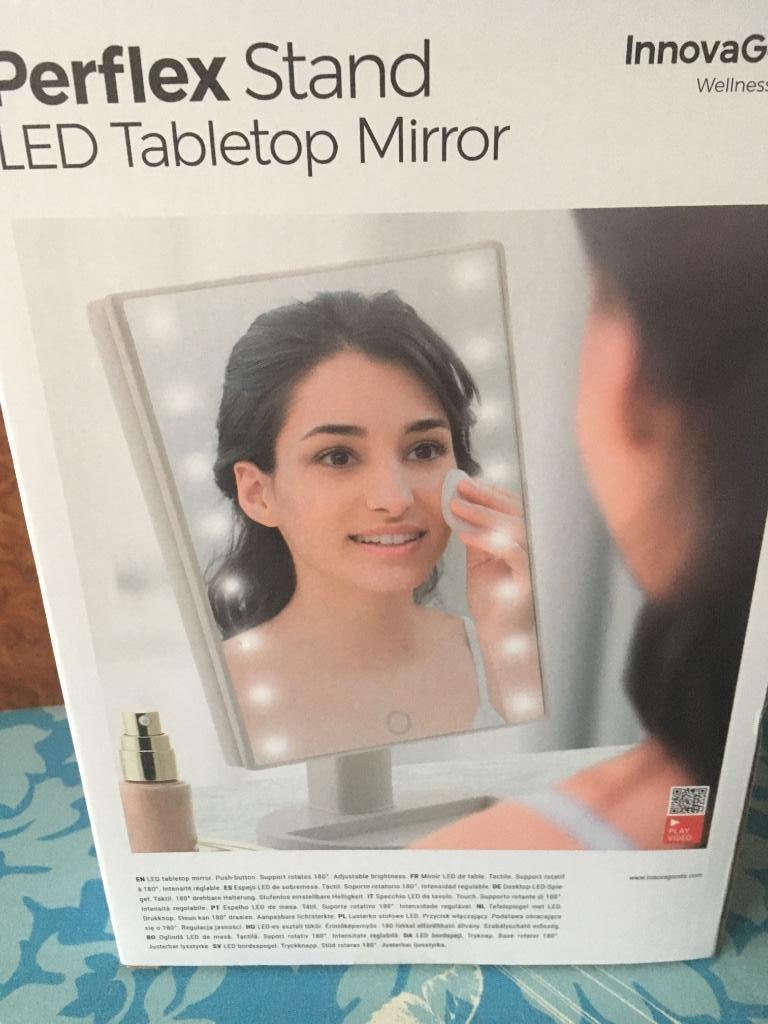 MAKE-UP SPIEGEL met LED verlichting, Ophalen of Verzenden, Nieuw, Rechthoekig