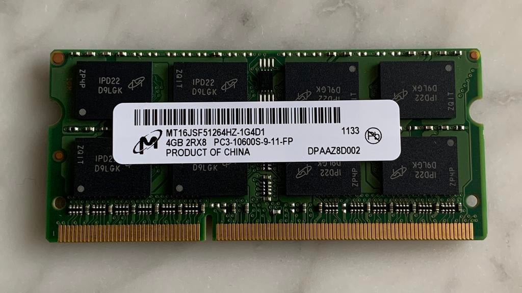 4 GB RAM-geheugen, DDR3, Ophalen of Verzenden, Zo goed als nieuw, 4 GB