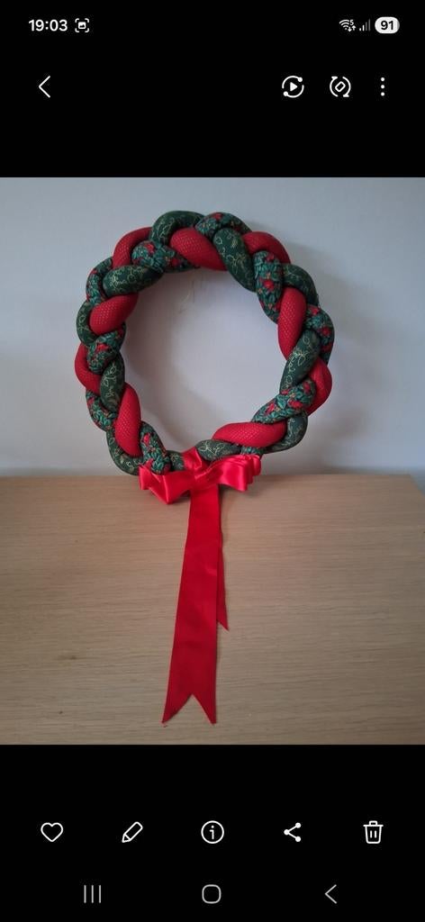 Kerstdecoratie krans, Diversen, Ophalen, Zo goed als nieuw