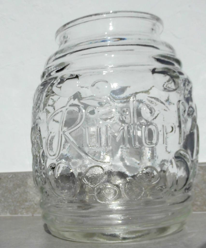 Glazen Rhumpot 24 x 20 cm, Glas of Glazen, Ophalen of Verzenden, Overige stijlen, Glas