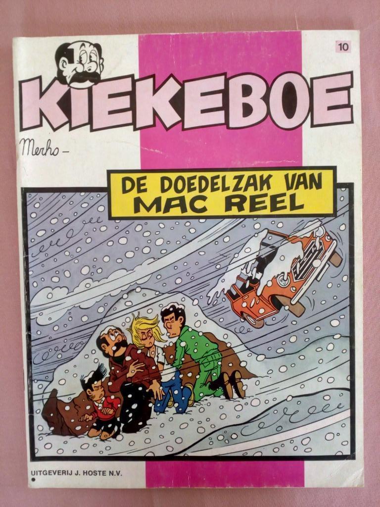 Kiekeboe 10 - De Doedelzak van Mac Reel, Eén stripboek, Merho, Ophalen of Verzenden, Zo goed als nieuw