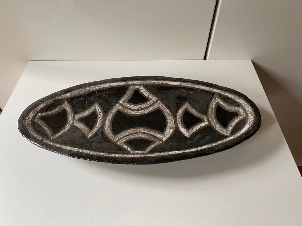 Vintage schaal in keramiek, Ophalen