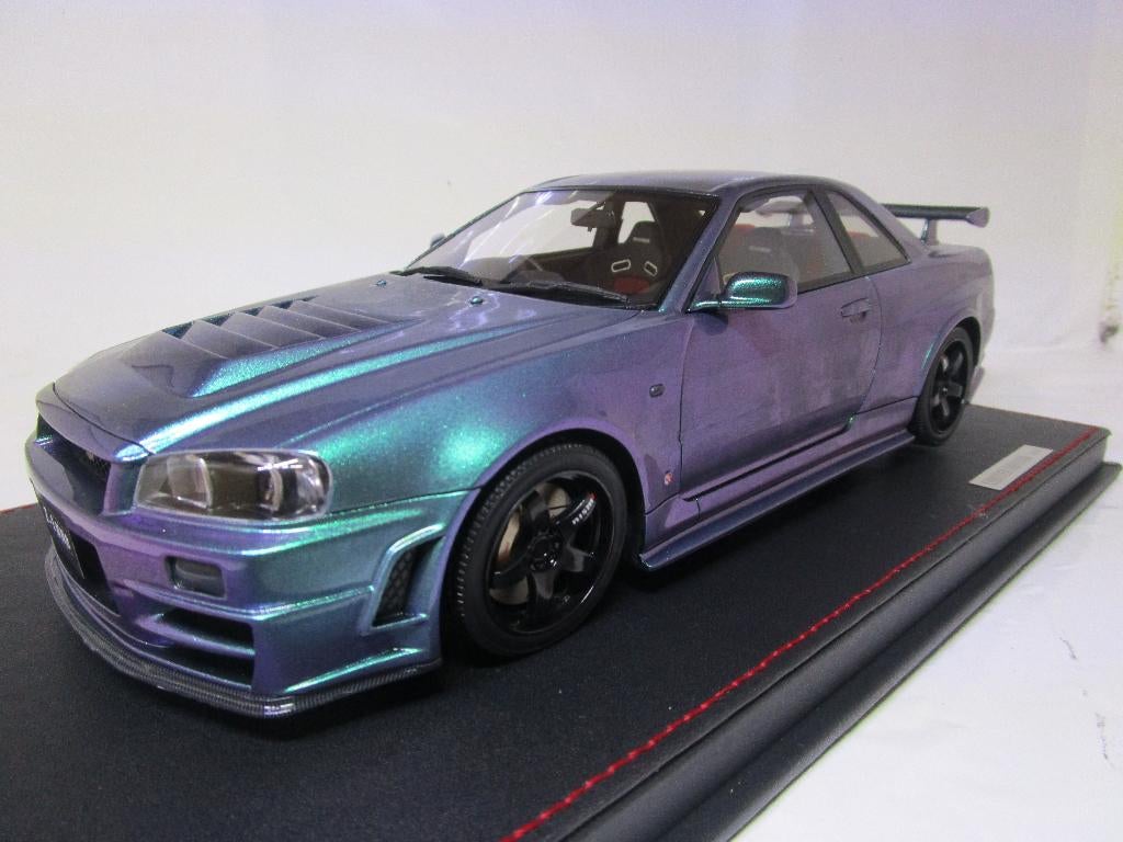 onemodel 1:18 nissan r34 z tune chameleon, Enlèvement ou Envoi, Comme neuf, Voiture, Autres marques