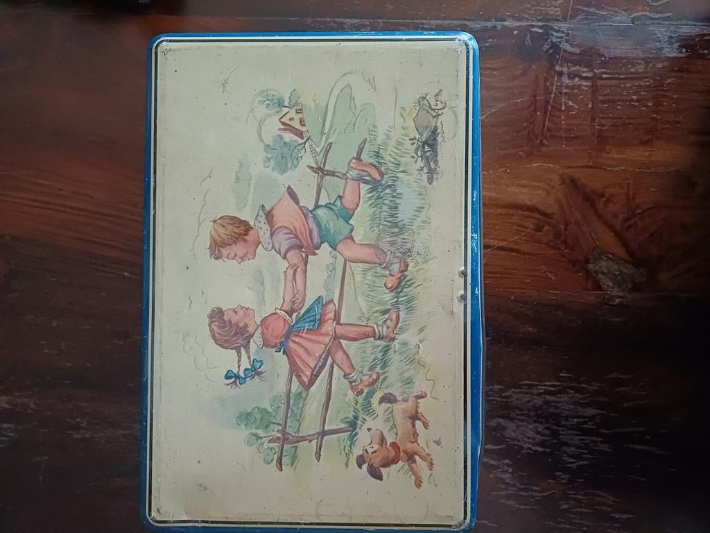 m'étaler doos, Verzamelen, Blikken, Ophalen, Zo goed als nieuw