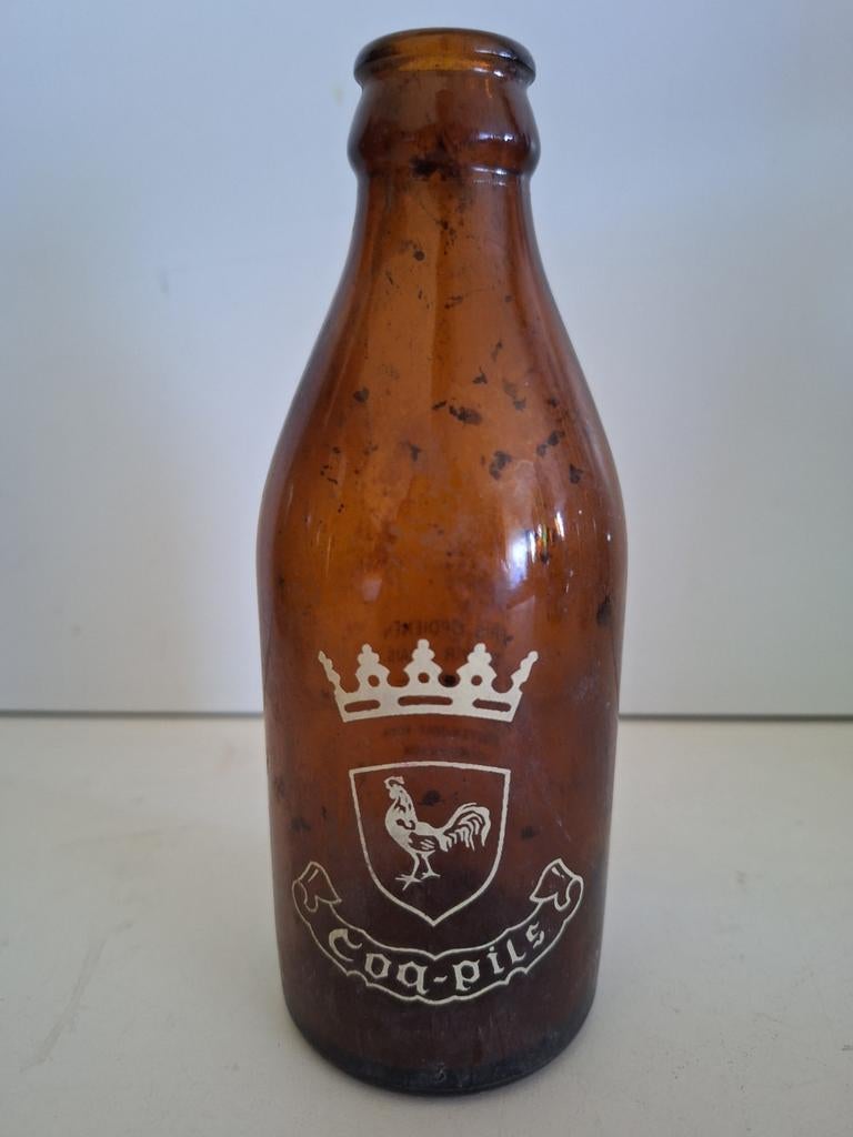 Oud bierflesje Coq Pils brouwerij Costenoble Esen Diksmuide, Enlèvement ou Envoi, Comme neuf