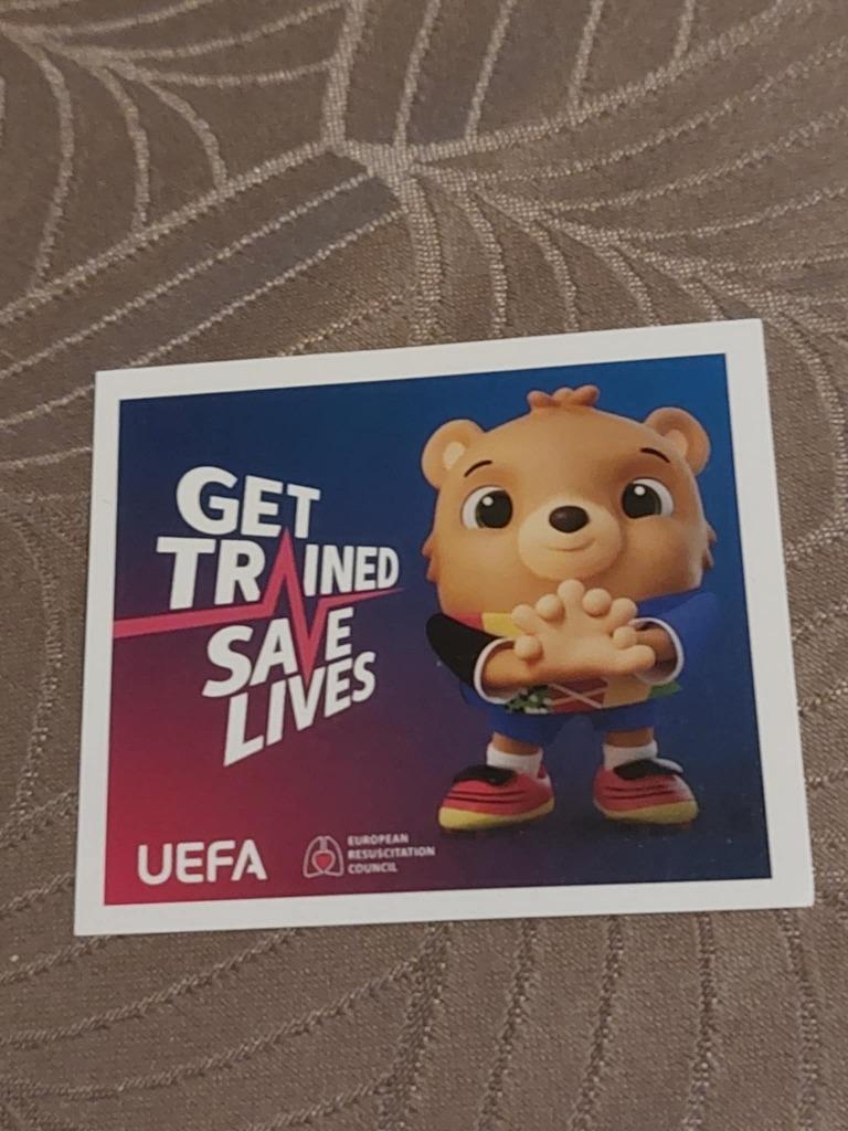 Topps / Sticker / UEFA / Get trained, save lives, Verzenden, Nieuw, Poster, Plaatje of Sticker
