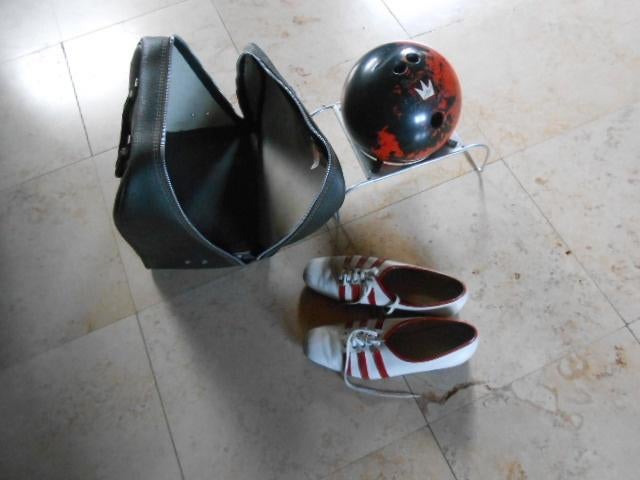 sac de rangement pour chaussures de bowling avec support, Enlèvement, Utilisé, Boule
