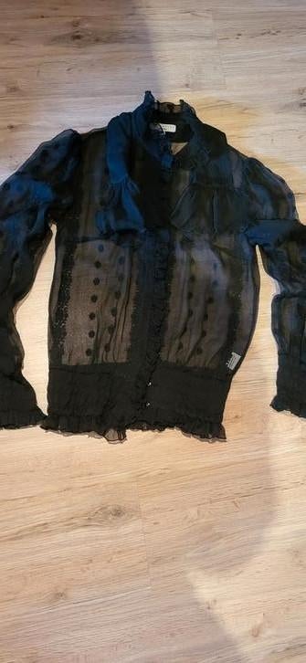 Transparante blouse Essentiel antwerp, Ophalen of Verzenden, Nieuw, Zwart