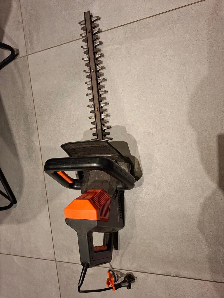 Haagschaar Gardena zwart orange elektrisch, Ophalen, Gebruikt, Elektrisch, Gardena trimmer