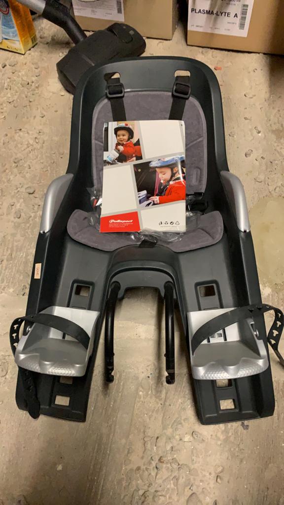 Fietstoeltje vooraan, Fietsen en Brommers, Fietsaccessoires | Fietsstoeltjes, Ophalen, Zo goed als nieuw