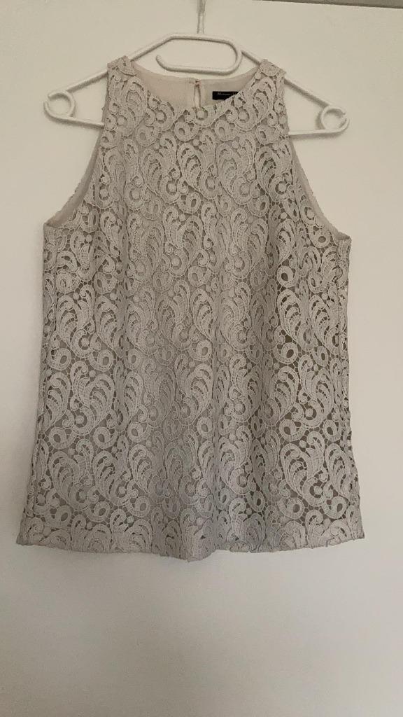 Top Massimo Dutti maat 38 zo goed als nieuw, Kleding | Dames, Maat 38/40 (M), Massimo dutti, Wit, Ophalen of Verzenden