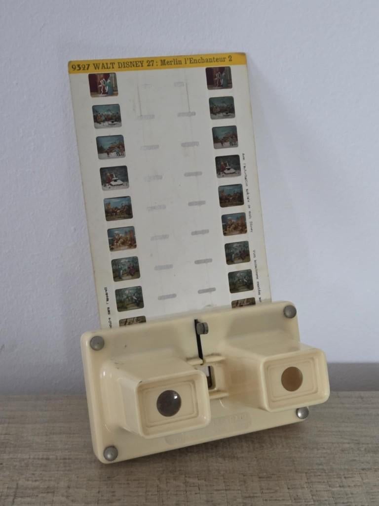 Lestrade-stereoscoop + 80 kaarten !!! + catalogus uit 1962, Verzamelen, Ophalen of Verzenden