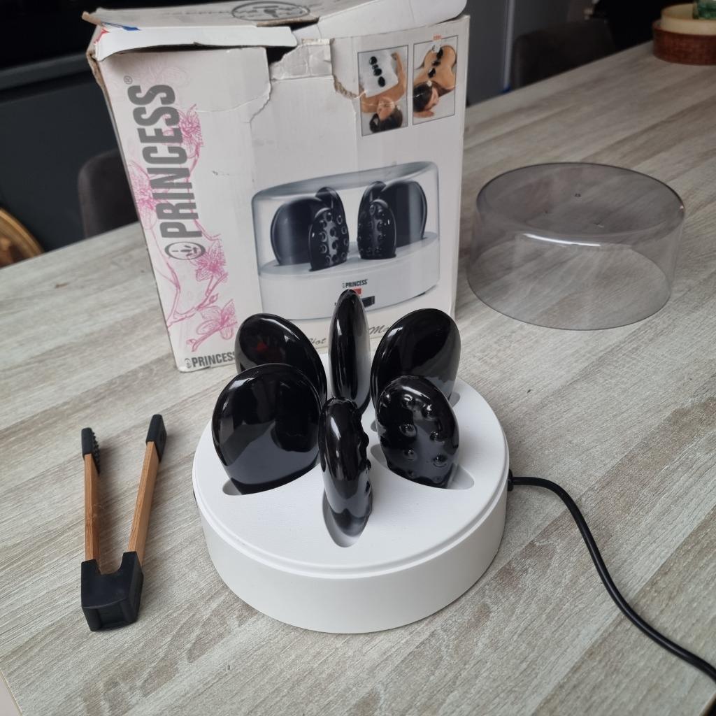 Hot stone massages, Sports & Fitness, Produits de massage, Enlèvement, Utilisé, Pierres chaudes