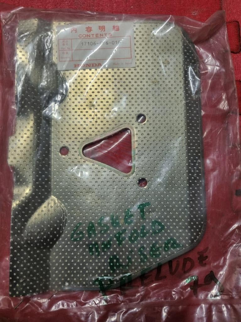 Gasket manifold riser honda prelude sn 1979 17106-676-010, Enlèvement ou Envoi, Honda