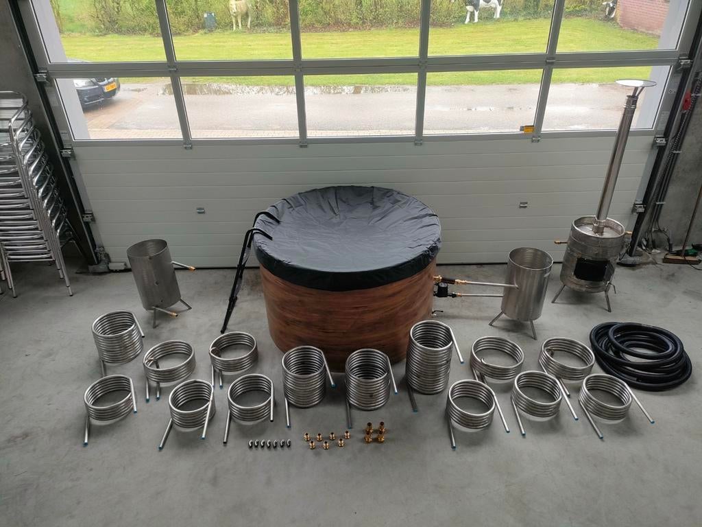 Échangeur de chaleur en acier inoxydable en spirale au feu d, Enlèvement ou Envoi, Neuf, Chauffage