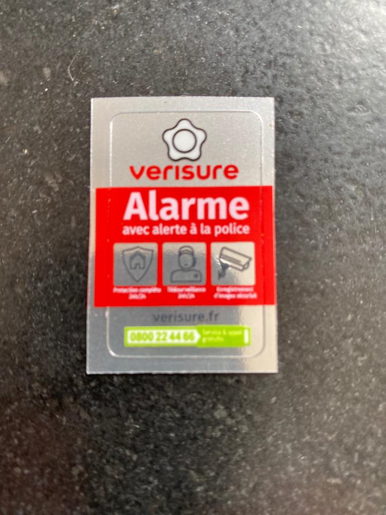 Verisure alarme autocollant, Enlèvement ou Envoi, Neuf, Autres types