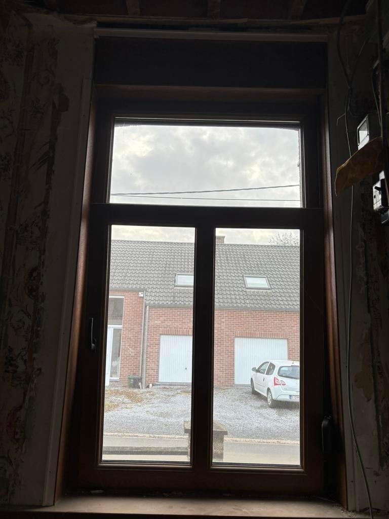 Chassi en pvc douvlz vitrage + volet, Enlèvement, Comme neuf