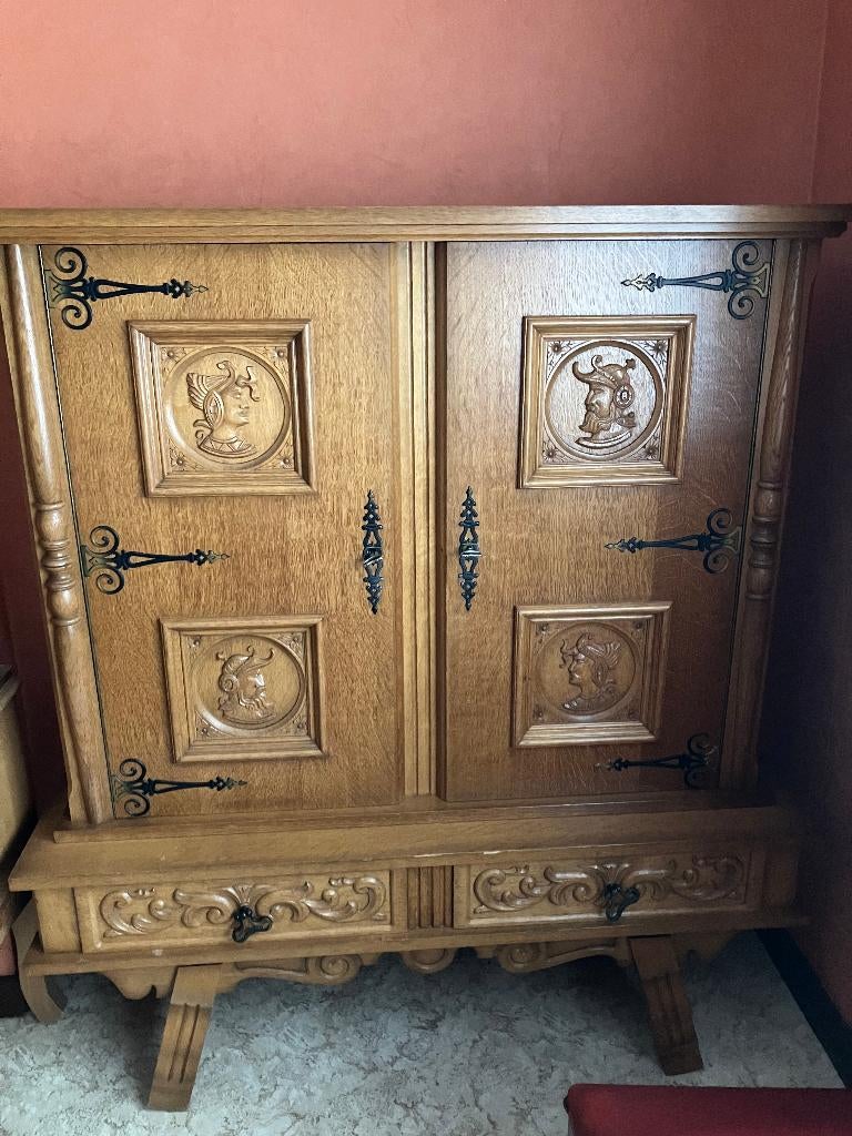 Vintage ladenkast, Ophalen