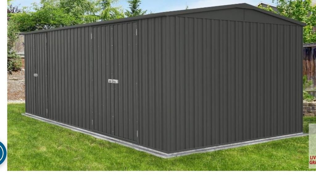 metalen schuilplaats. 3 x 6 x 2,3 m, Tuin en Terras, Tuinhuizen, Ophalen, Metaal