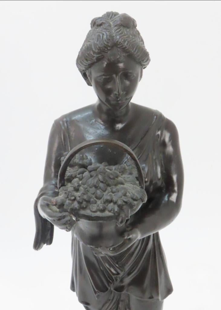 Bronzen beeld van Dame., Ophalen of Verzenden