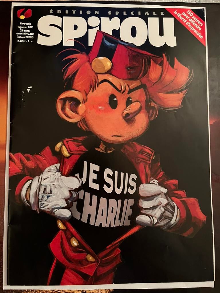 Spirou je suis charlie edition speciale 2015, Livres, Enlèvement ou Envoi, Utilisé