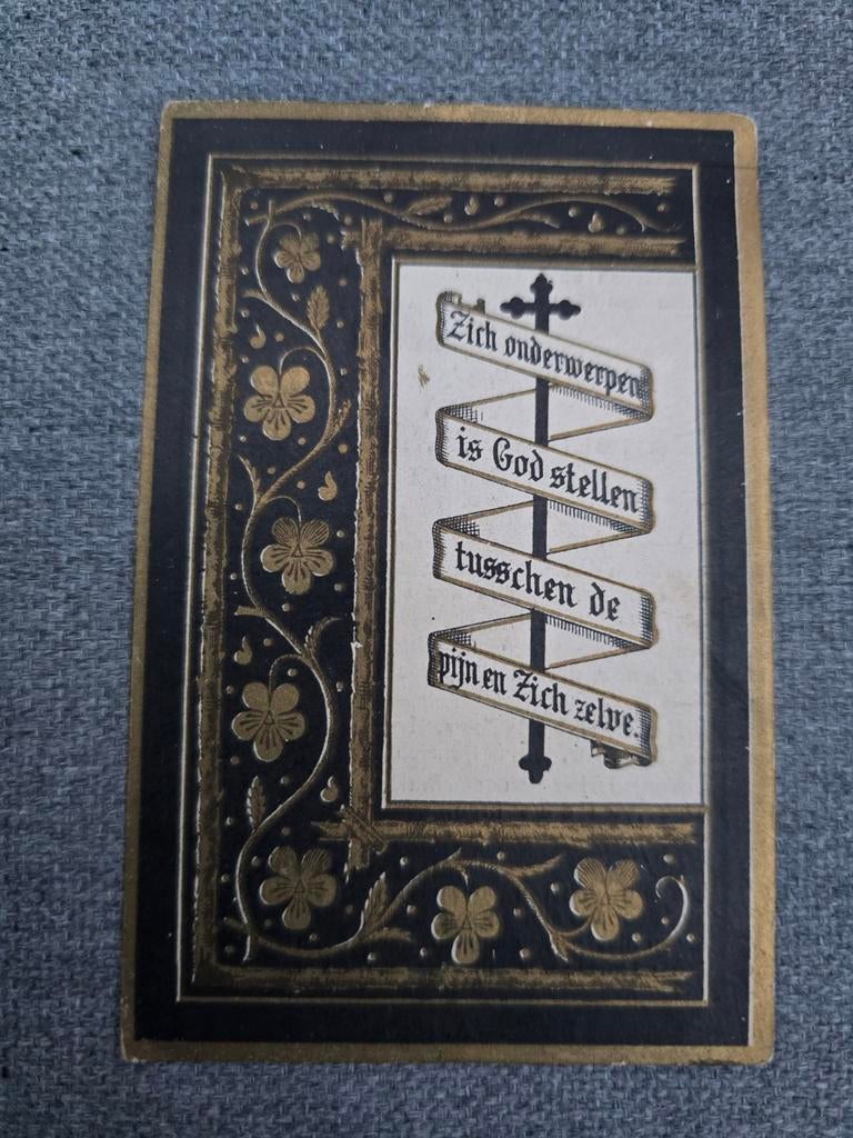 Doodsprentje 1897 , Diest, Ophalen of Verzenden, Bidprentje