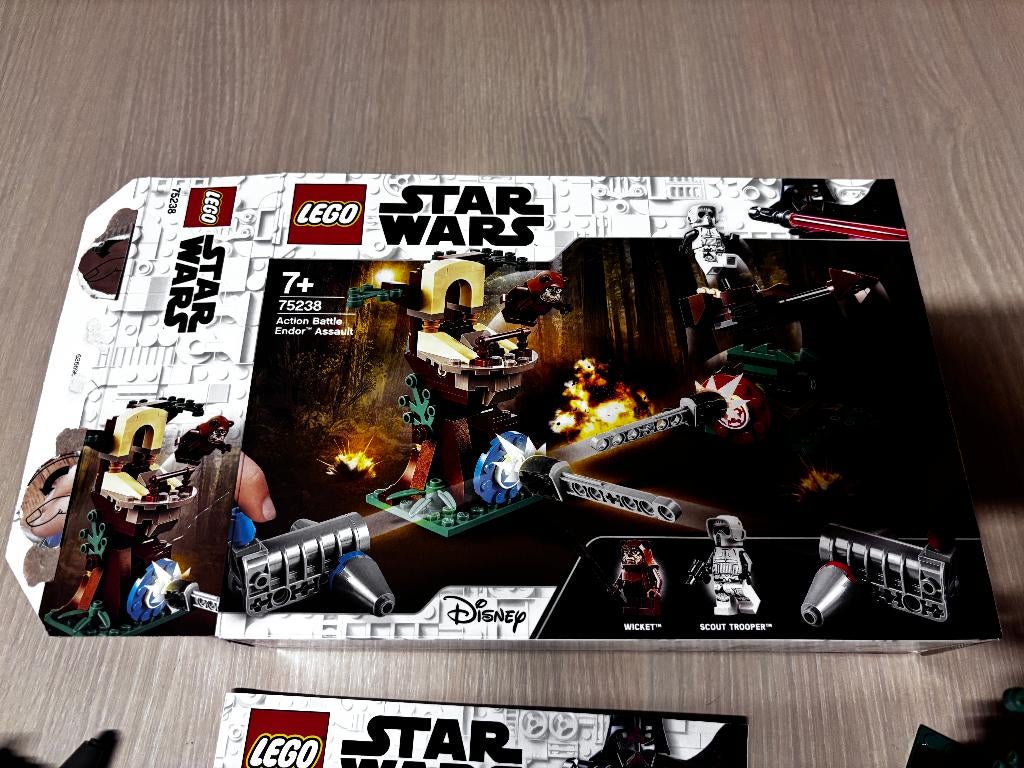 Lego star Wars 75238 Action battle endor assault, Ophalen of Verzenden, Zo goed als nieuw, Complete set, Lego