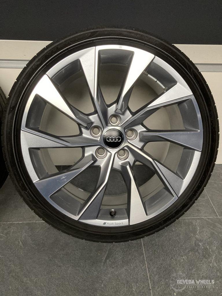 19” originele Audi A4 B8 B9 velgen + banden 5x112 8W0 601 02, 19 inch, -, -, Banden en Velgen