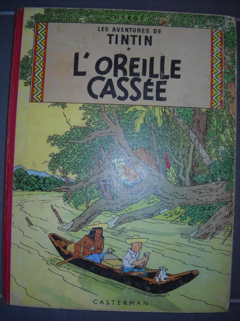 TINTIN - L'oreille cassée - B 24 1958 - Prix en baisse, Envoi, Utilisé