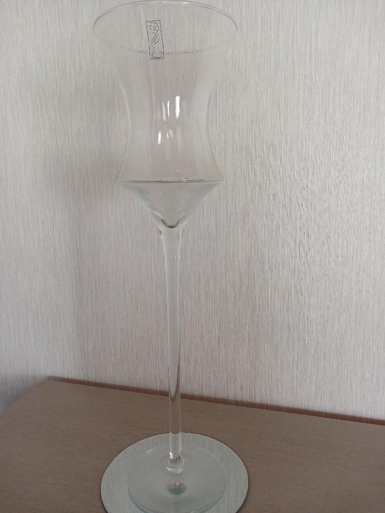 Vaas in glas, Huis en Inrichting, Woonaccessoires | Vazen, Ophalen, Overige kleuren, 50 tot 75 cm, Glas