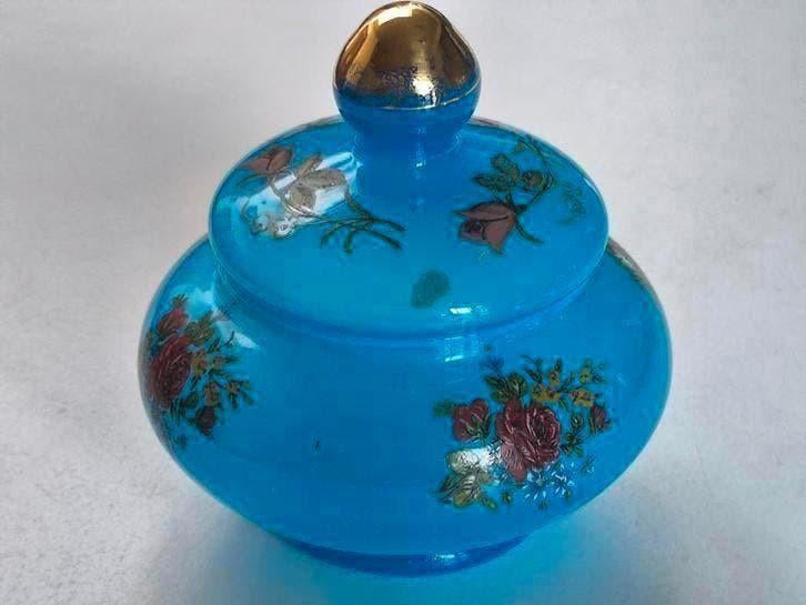 Zeldzaam Victoriaans schaaltje met deksel, Antiek en Kunst, Ophalen of Verzenden