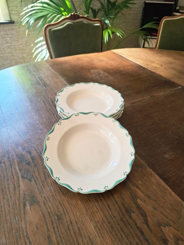 Vintage soepborden Boch - set van 6, Antiek en Kunst, Ophalen of Verzenden