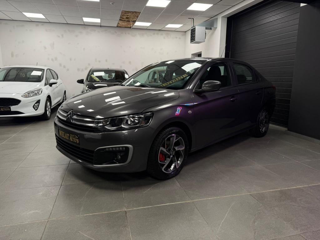 CITROEN C-ELYSEE 2019 BENZINE TOPSTAAT, Autos, Bluetooth, Argent ou Gris, Achat, Euro 6