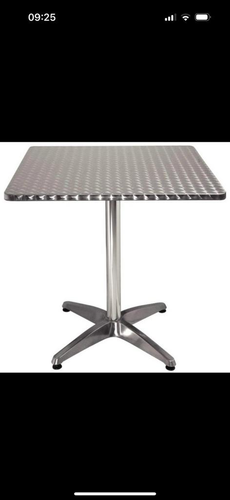 8 vintage chrome horica tafels., Ophalen, Zo goed als nieuw