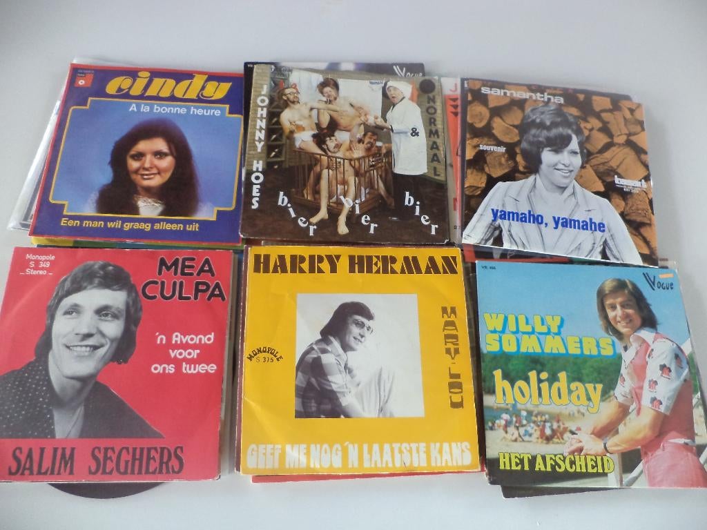 lot singles, Cd's en Dvd's, Vinyl Singles, Verzenden, Nederlandstalig