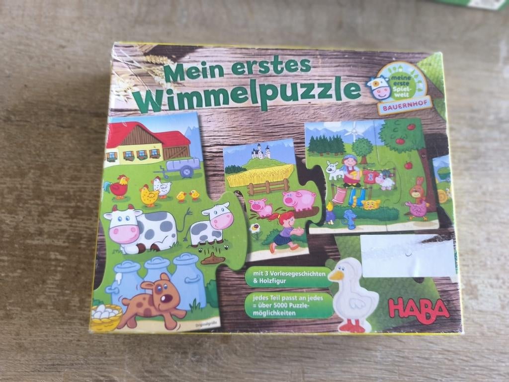puzzel HABA, Ophalen, Minder dan 10 stukjes, Gebruikt, 2 tot 4 jaar