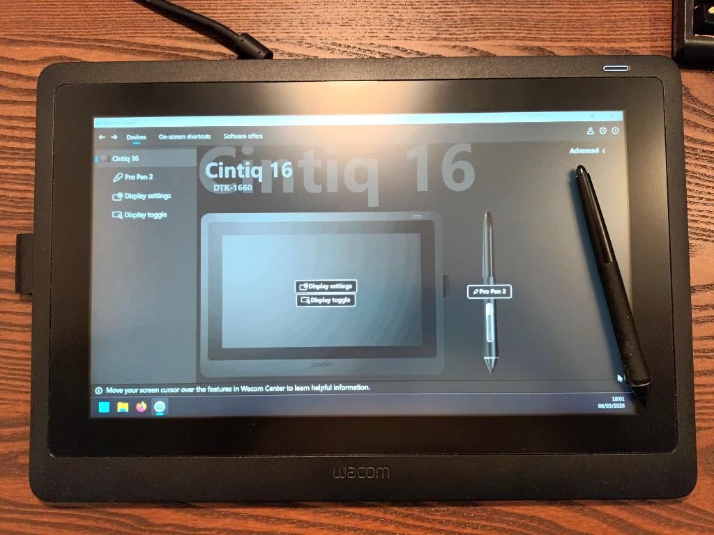 Wacom cintiq 16 (2019), Informatique & Logiciels, Enlèvement