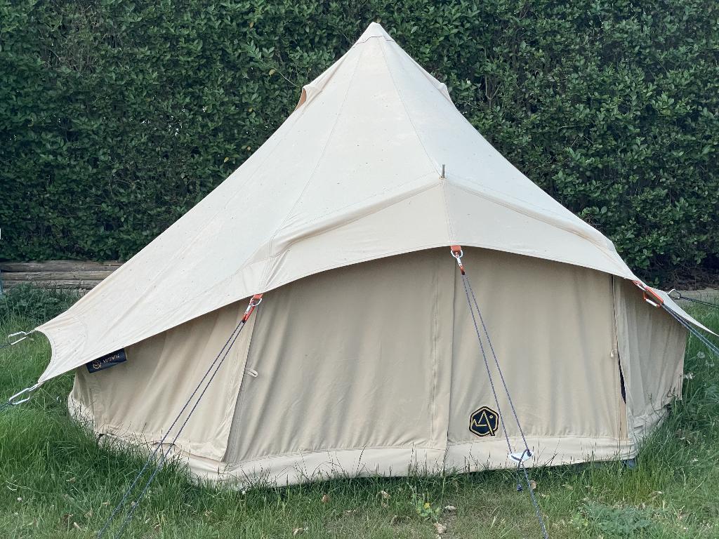 HUUR glampingtent 2-3 personen, kamperen, slaapfeestje, Enlèvement, Comme neuf
