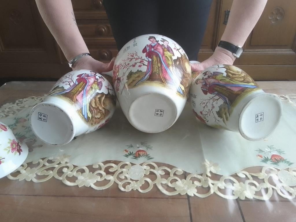 Chinese vazen, Antiek en Kunst, Antiek | Servies compleet, Ophalen