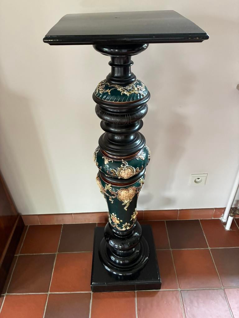 Vintage antieke zuil of pedestal. Art Nouveau stijl, Huis en Inrichting, Woonaccessoires | Zuilen en Pilaren, Ophalen, Zo goed als nieuw