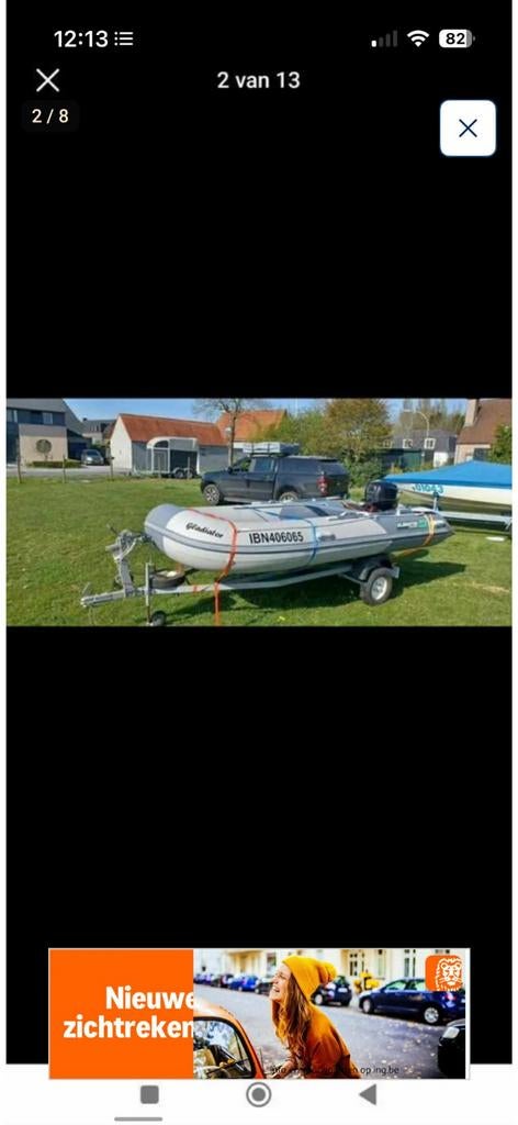 Zodiac te koop, Ophalen, Zo goed als nieuw, Benzine, Zodiac